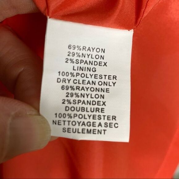 Trina Turk Bow Front Coral Waldron Dress 4 - Picture 11 of 13